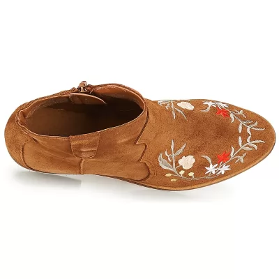 BOOTS ANDRÉ WEST FEMME CAMEL